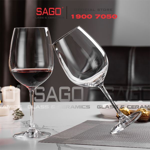  IDELITA 96BD63 - Ly thủy tinh Pha Lê IDELITA Seine Bordeaux wine Crystal glasses 630ml | Thủy Tinh Pha Lê Cao cấp 