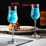  IDELITA 99GP10 - Ly thủy tinh Pha Lê IDELITA Rhine Charm Sherry Crystal glasses 100ml | Thủy Tinh Pha Lê Cao cấp 