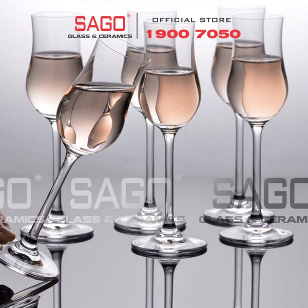  IDELITA 99GP10 - Ly thủy tinh Pha Lê IDELITA Rhine Charm Sherry Crystal glasses 100ml | Thủy Tinh Pha Lê Cao cấp 