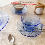  DURALEX D9005BG - Bộ Tách Thủy Tinh Cường Lực Duralex Beau Rigave Marine Tea Mug Glass 180ml | Nhập Khẩu Pháp 
