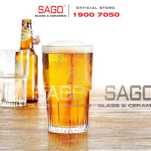  DURALEX D1063A - Ly Thủy Tinh Cường Lực Duralex Empilable Hight Ball Glass 340ml | Nhập Khẩu Pháp 