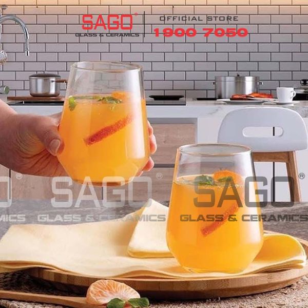  Deli ES7018.1 - Ly Thủy Tinh Deli Legxiton Hi Ball 380ml | Thủy Tinh Cao Cấp 