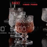  Deli DSKB161-1A - Ly thủy Tinh Có Chân Deli Vintage Liqueur Glass 40ml | Thủy Tinh Cao Cấp 