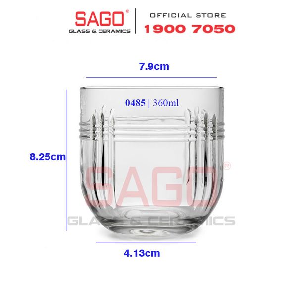  LIBBEY 802485 - Ly Thủy Tinh Libbey The Gats 360ml | Nhập Khẩu E.U 