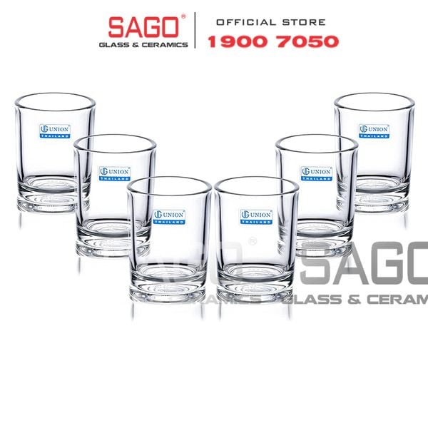  Union 323 - Ly Thủy Tinh Union Sanmarino Shot Glass 60ml | Thủy Tinh Cao Cấp Nhập Khẩu Thái Lan 