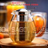  Wilmax England 888801/A - Bình Trà Thủy Tinh Wilmax Thermo Tea Pot 600ml | Thủy Tinh Cao Cấp Chịu Nhiệt 