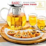  Wilmax England 888802/A - Bình Trà Thủy Tinh Wilmax Thermo Tea Pot 850ml | Thủy Tinh Cao Cấp Chịu Nhiệt 