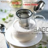  Wilmax England 888802/A - Bình Trà Thủy Tinh Wilmax Thermo Tea Pot 850ml | Thủy Tinh Cao Cấp Chịu Nhiệt 