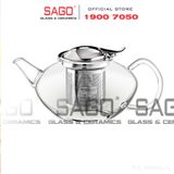  Wilmax England 888806/A - Bình Trà Thủy Tinh Wilmax Thermo Tea Pot 1550ml | Thủy Tinh Cao Cấp Chịu Nhiệt 