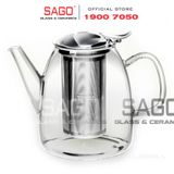  Wilmax England 888808/A - Bình Trà Thủy Tinh Wilmax Thermo Tea Pot 950ml | Thủy Tinh Cao Cấp Chịu Nhiệt 