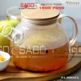  Wilmax England 888810/A - Bình Trà Thủy Tinh Wilmax Thermo Tea Pot 950ml | Thủy Tinh Cao Cấp Chịu Nhiệt 