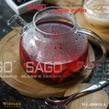  Wilmax England 888810/A - Bình Trà Thủy Tinh Wilmax Thermo Tea Pot 950ml | Thủy Tinh Cao Cấp Chịu Nhiệt 