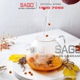  Wilmax England 888825/A - Bình Trà Thủy Tinh Wilmax Thermo Tea Pot 1500ml | Thủy Tinh Cao Cấp Chịu Nhiệt 