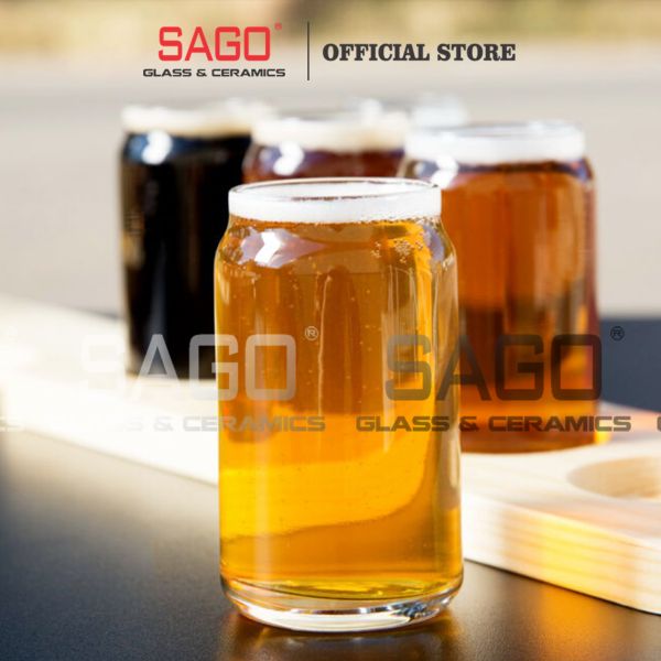  King Dealay JX.YLG - Ly Thủy Tinh King Dealay Can Glass 486ml | Thủy tinh Cao Cấp 