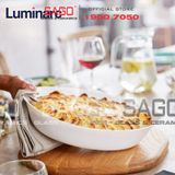  Luminarc N3486 - Khay Nướng Thủy Tinh Luminarc Smart Cuisine Oval (38cm * 23cm) | Thủy Tinh Trắng Sữa Cao Cấp , Nhập Khẩu Pháp 