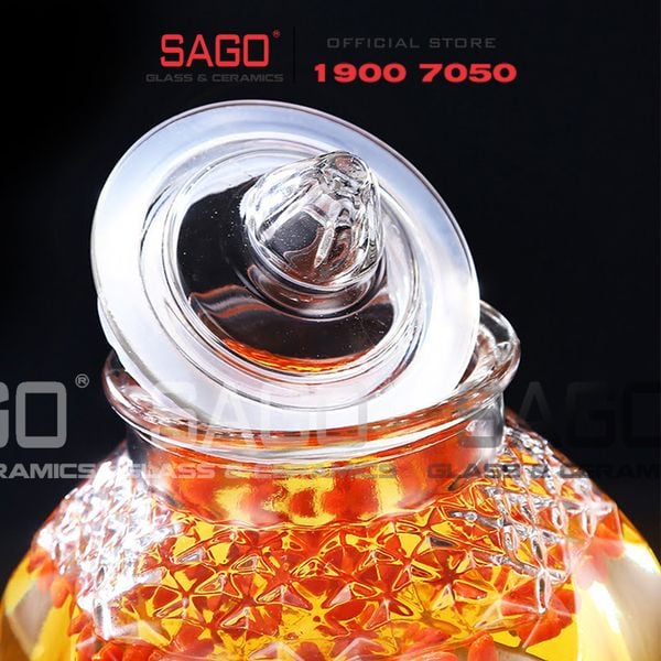  BKC 8833-15L- Bình Thủy Tinh Kim Cương 15.0 Lít | Tùy Chọn Có hoặc không vòi 