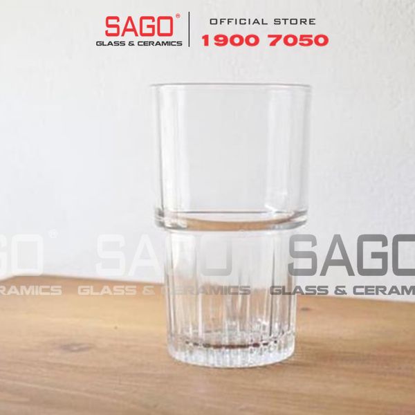  DURALEX D1063A - Ly Thủy Tinh Cường Lực Duralex Empilable Hight Ball Glass 340ml | Nhập Khẩu Pháp 