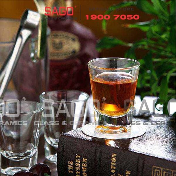  Ocean P00110 - Ly Thủy Tinh Ocean Solo Shot 60ml | Nhập Khẩu Thái Lan 