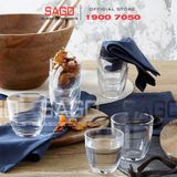  DURALEX D1016A - Ly Thủy Tinh Cường Lực Duralex Gigogne Rock Glass 160ml | Nhập Khẩu Pháp 