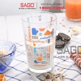  DURALEX D5004A - Ly Thủy Tinh Cường Lực Chia Vạch Duralex Precisio Clear Glass 560ml | Nhập Khẩu Pháp 