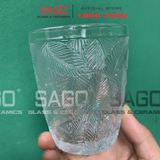  DELI DSKB164-1- Ly Thủy Tinh Deli Summer Forest Rock Glass 300ml | Thủy Tinh Cao Cấp 
