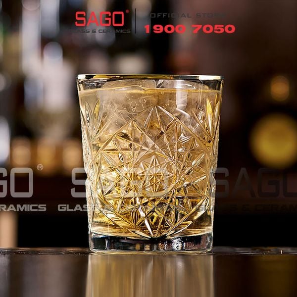  LIBBEY 922295 - Thủy Tinh Cao Cấp Libbey HOBSTAR Color D.O.F Coral Pink  355ml | Nhập Khẩu E.U 
