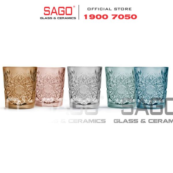  LIBBEY 922103 - Ly Thủy Tinh Cao Cấp Libbey HOBSTAR Dof Tumber Tender Taupe 355ml | Nhập Khẩu E.U 