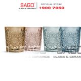  LIBBEY 922318 - Ly Thủy Tinh Cao Cấp Libbey HOBSTAR Color D.O.F Sky Blue 355ml | Nhập Khẩu E.U 