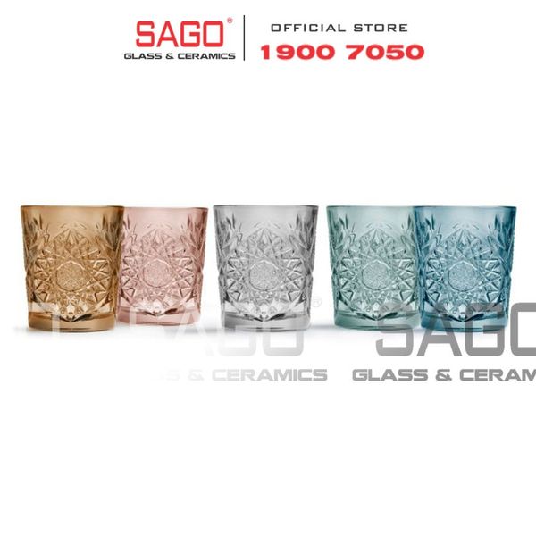  LIBBEY 922271 - Ly Thủy Tinh Cao Cấp Libbey HOBSTAR Color D.O.F Tumbler Pale Yellow 355ml | Nhập Khẩu E.U 