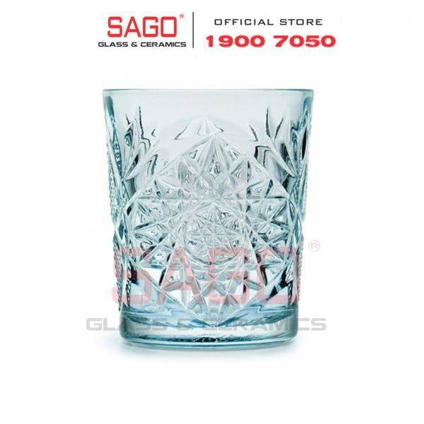  LIBBEY 922318 - Ly Thủy Tinh Cao Cấp Libbey HOBSTAR Color D.O.F Sky Blue 355ml | Nhập Khẩu E.U 