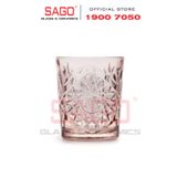  LIBBEY 922295 - Thủy Tinh Cao Cấp Libbey HOBSTAR Color D.O.F Coral Pink  355ml | Nhập Khẩu E.U 