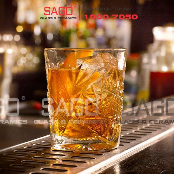  LIBBEY 922271 - Ly Thủy Tinh Cao Cấp Libbey HOBSTAR Color D.O.F Tumbler Pale Yellow 355ml | Nhập Khẩu E.U 