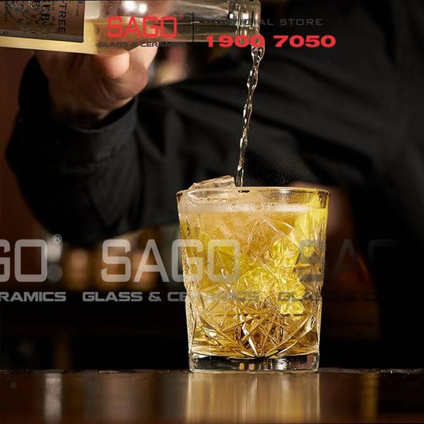  LIBBEY 922271 - Ly Thủy Tinh Cao Cấp Libbey HOBSTAR Color D.O.F Tumbler Pale Yellow 355ml | Nhập Khẩu E.U 