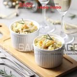  Wilmax England 996121/A - Khuôn Sứ Sọc Cao Wilmax England Procelain 260ml | Sứ Cao Cấp 