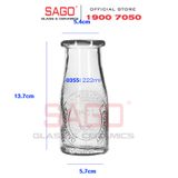  LIBBEY 70355 - Lọ Thủy Tinh Libbey Heritage Bottle 222ml | Nhập Khẩu USA 