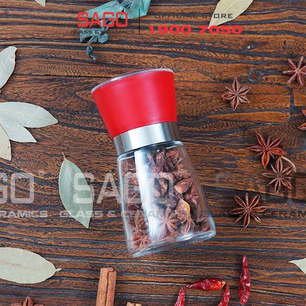  Lọ Thủy Tinh Xay Gia Vị Cao cấp | Màu Sắc Ngẫu Nhiên 