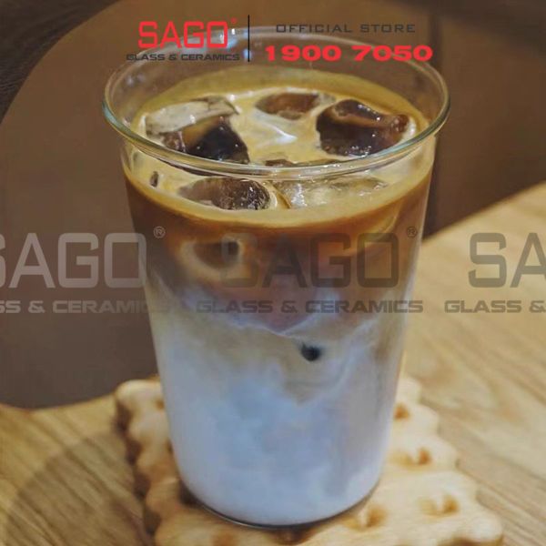  INS 9001 - Ly Thủy Tinh Miệng Loe INS Flared Mouth Highball Glass 360ml | Thủy Tinh Cao Cấp 