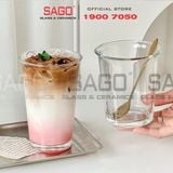  INS 9001 - Ly Thủy Tinh Miệng Loe INS Flared Mouth Highball Glass 360ml | Thủy Tinh Cao Cấp 
