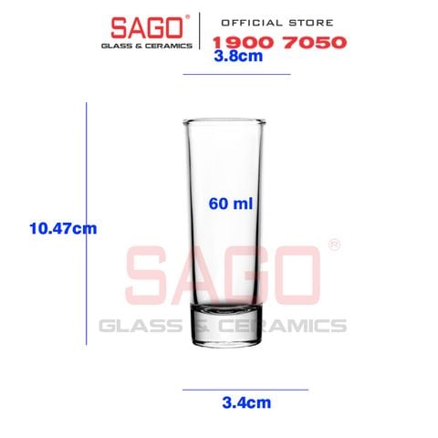  Lucky LG-440302 (403) - Ly Thủy Tinh Lucky Solo Shot Glass 60ml | Nhập Khẩu Thái Lan 