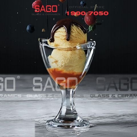  Ocean P02618 - Ly Kem Thủy Tinh Ocean Delight Sundae Cup 223ml | Nhập Khẩu Thái Lan 