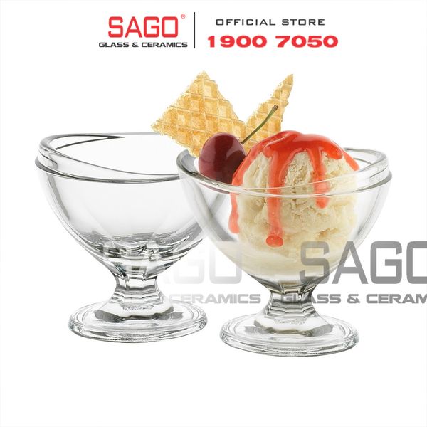  Ocean P02615 - Ly Kem Thủy Tinh Ocean Delight One Scoop Cup 160ml | Nhập Khẩu Thái Lan 