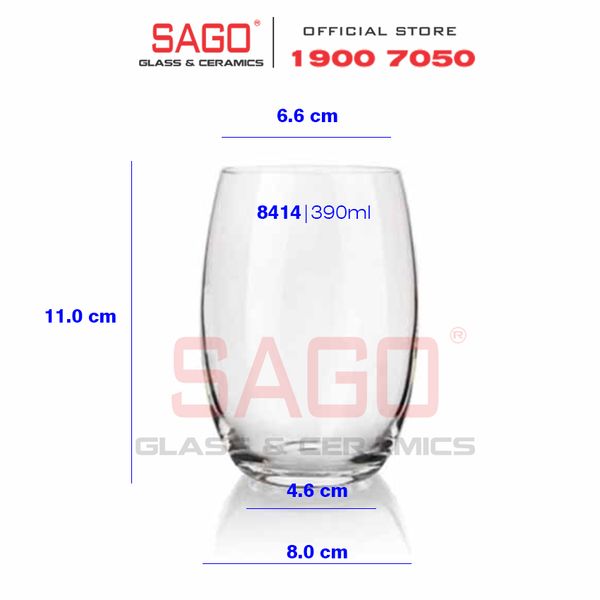  Ocean C18414 - Ly Thủy Tinh Ocean Madison Hi Ball 390ml | Nhập Khẩu Thái Lan 