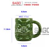  LIBBEY 996012 - Ly Sứ Libbey Tiki Mug Green 473ml | Nhập Khẩu E.U 