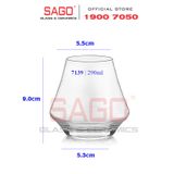  LIBBEY 927139 - Ly Thủy Tinh Libbey Specials Cognac 290ml | Nhập Khẩu E.U 
