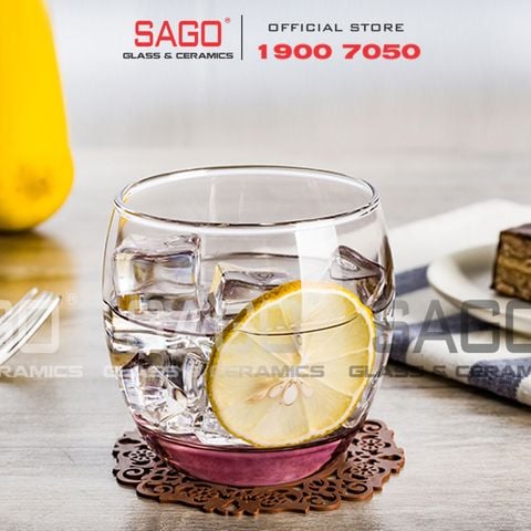  Luminarc J5386 - Ly Thủy Tinh Luminarc Salto Ice Pink 320ml | Thủy Tinh Cao Cấp 