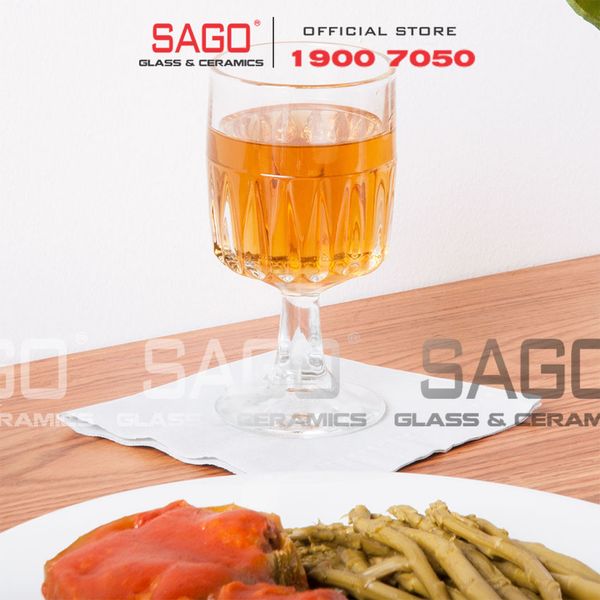  LIBBEY 15463 - Ly thủy tinh Cao Cấp Libbey Winchester Duratuff Win 192ml | Nhập Khẩu USA 