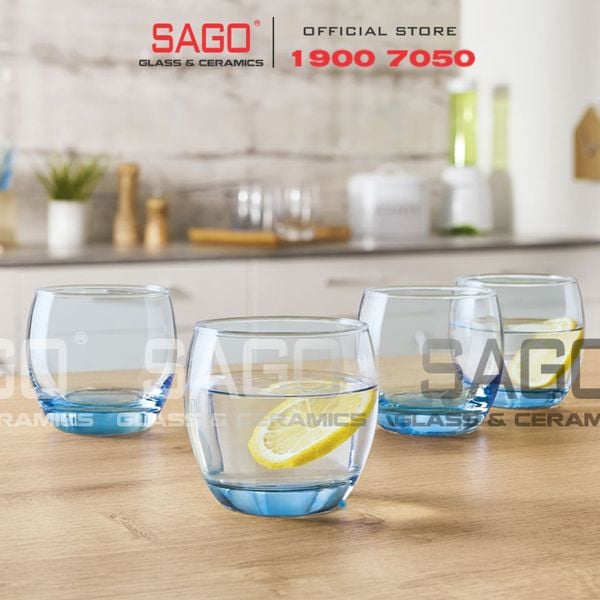  Luminarc J1584 - Ly Thủy Tinh Luminarc Salto Ice Blue 320ml | Thủy Tinh Cao Cấp 