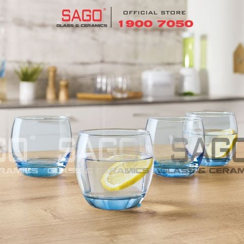  Luminarc J1584 - Ly Thủy Tinh Luminarc Salto Ice Blue 320ml | Thủy Tinh Cao Cấp 
