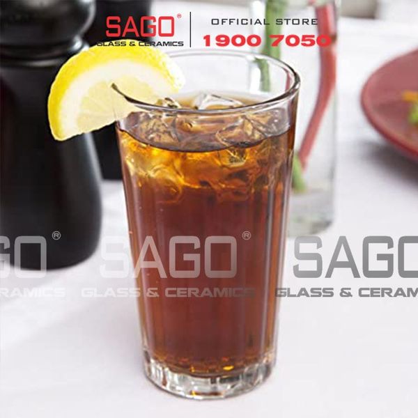  LIBBEY 15640 - Ly Thủy Tinh Libbey Paneled Tumbler Juice 266ml | Thủy Tinh Cao cấp 