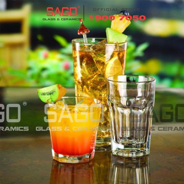  LIBBEY 15245 - Ly Thủy Tinh Cường Lực Libbey Gibraltar Rocks DuraTuff 207ml | Thủy Tinh Cao Cấp 